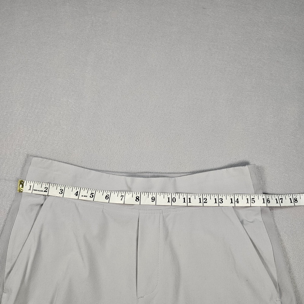 Athleta Women's Pants Size 6 Gray Stretch Pull On Zip‎ Pocket Ankle Slit - Picture 9 of 11